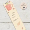 Ginger Betty Book & Cuppa Wooden Book Mark