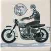 Moorland Pottery Born To Ride Coaster by