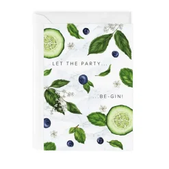 Catherine Lewis Botanical Party - Gin -  card
