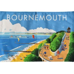Town Towels Bournemouth Tea Towel