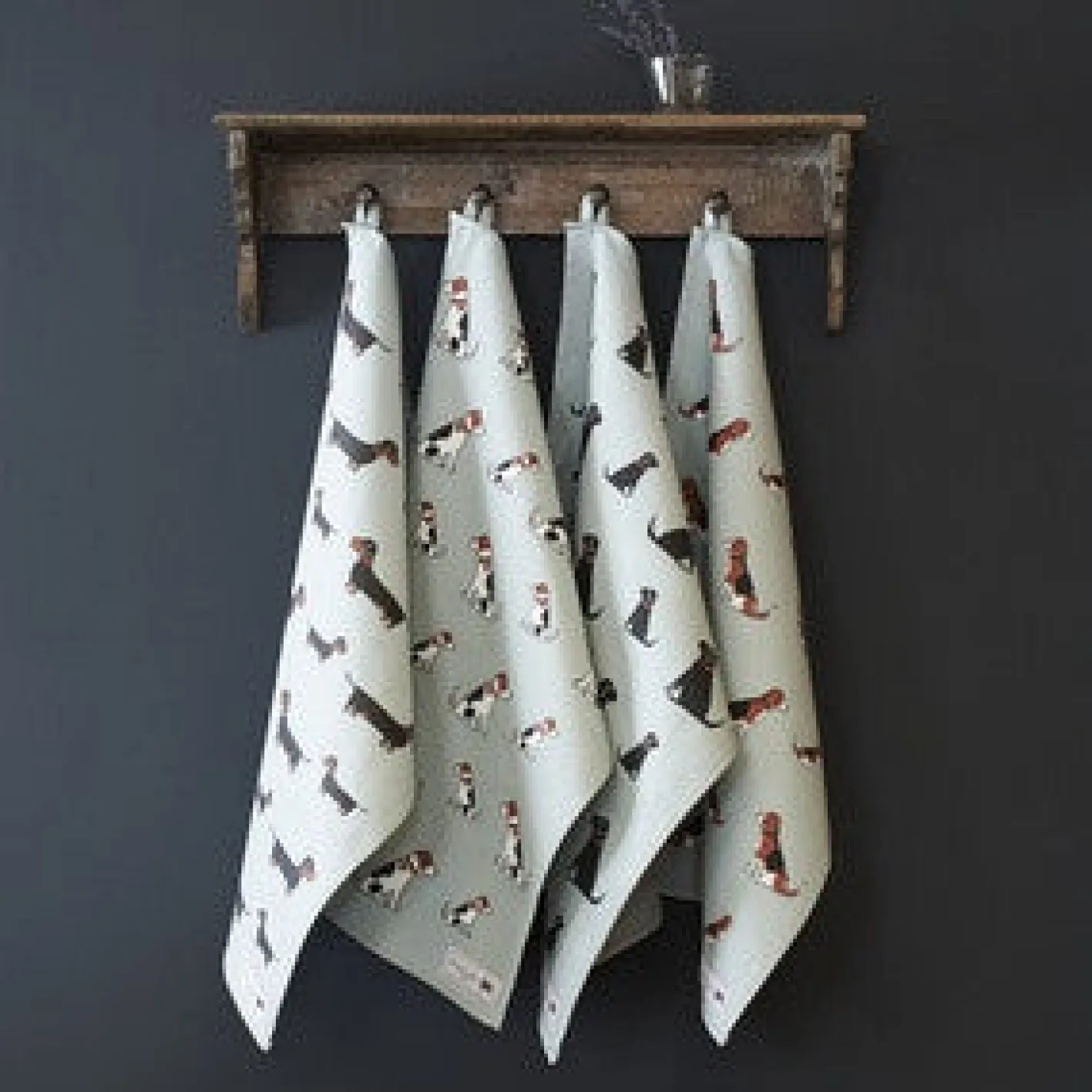Sweet William Boxer Tea Towel