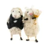 Sew Heart Felt Bride and Groom Wedding Felt Sheep