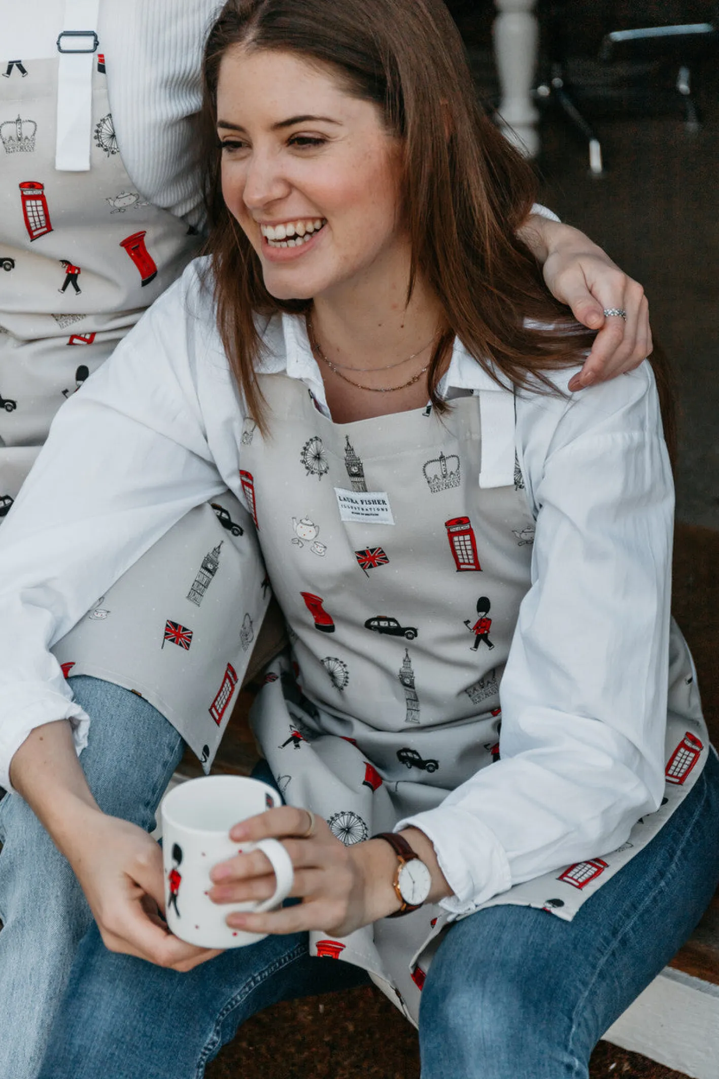 Laura Fisher Bright & British Cotton Apron
