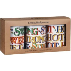 Emma Bridgewater Brighter World Set of 3 Round Caddies