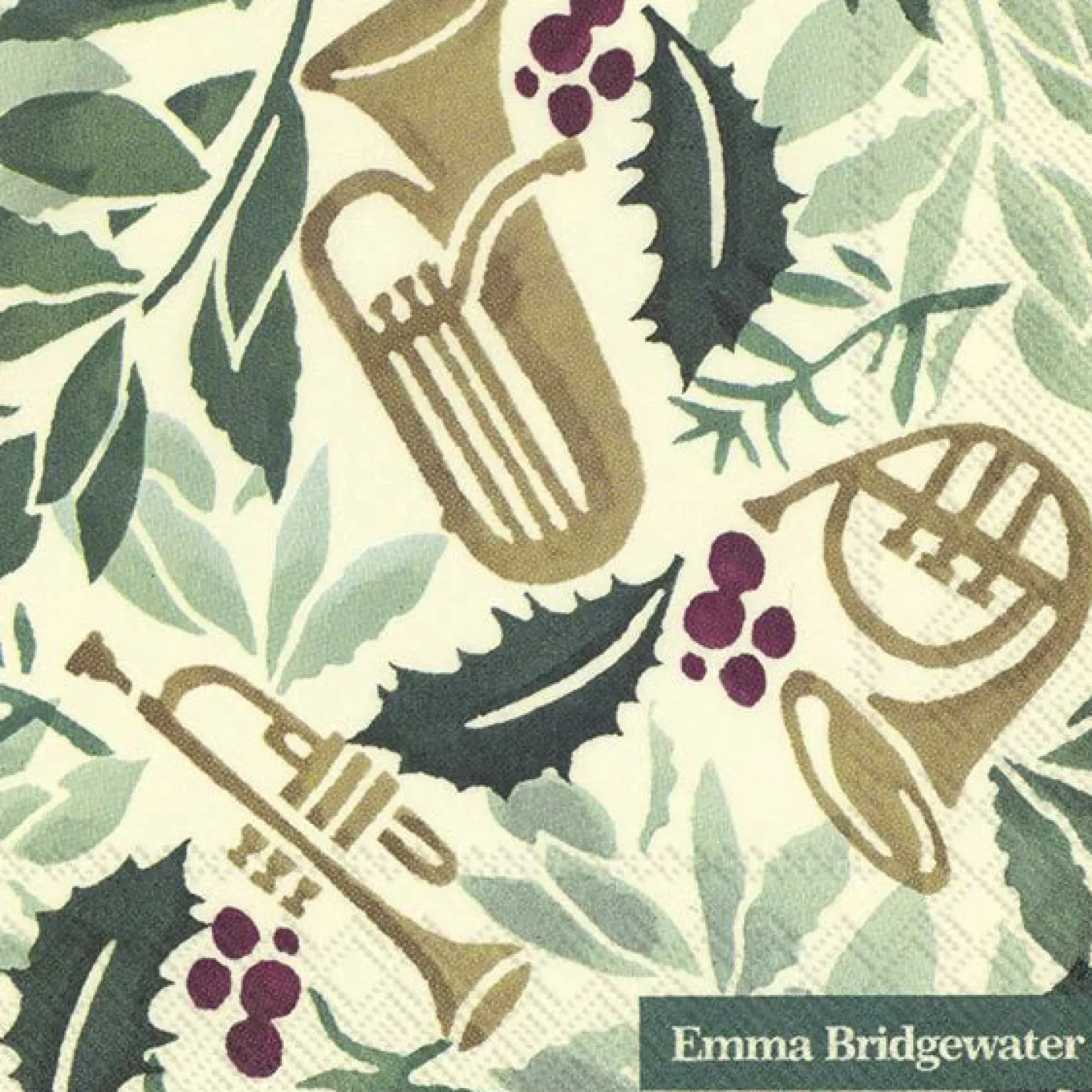 Emma Bridgewater Bring in the Green Cocktail Napkins