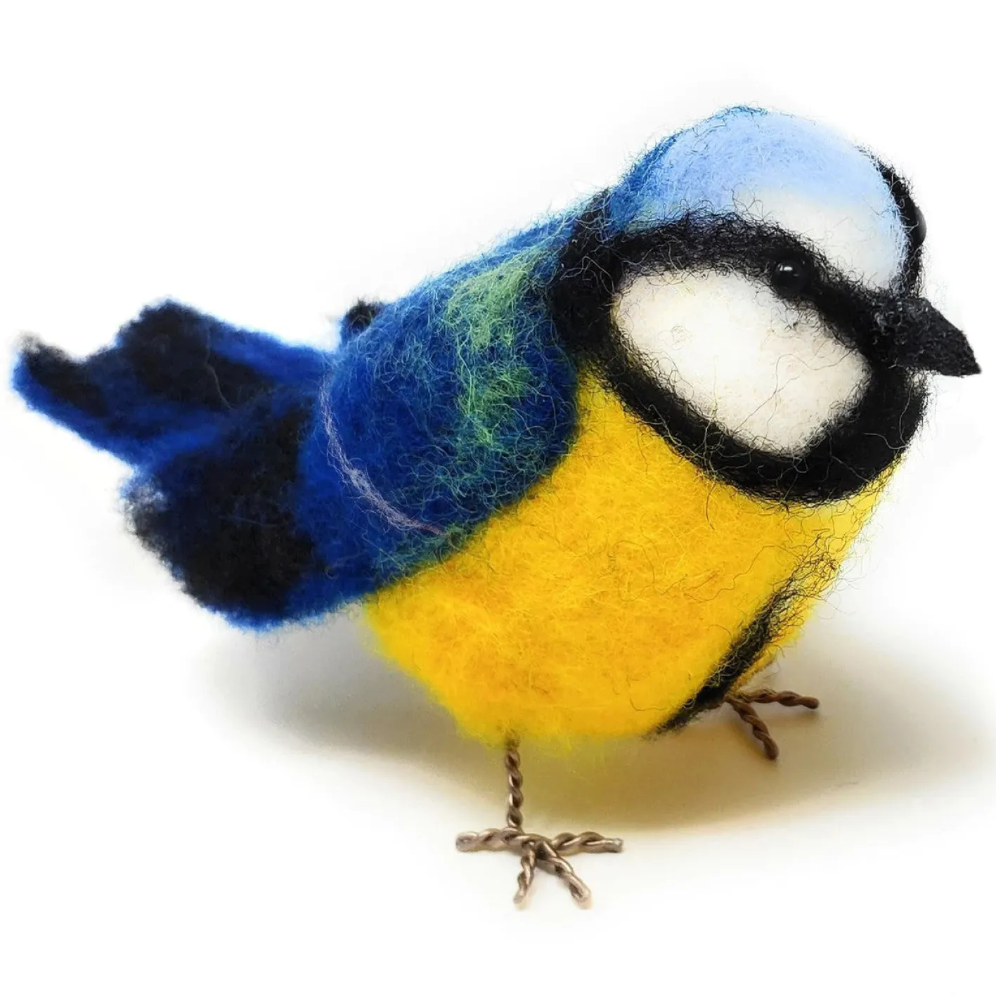 The Crafty Kit Co. British Birds - Blue Tit Needle Felting Kit