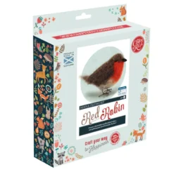The Crafty Kit Co. British Birds - Red Robin Needle Felting Kit