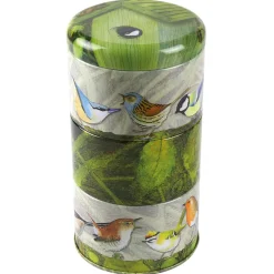 Emma Ball British Birds Set of 3 Stacker Tins