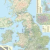 All Jigsaw Puzzles British Isles Road Map 1000 Piece Jigsaw Puzzle