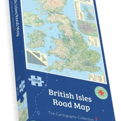 All Jigsaw Puzzles British Isles Road Map 1000 Piece Jigsaw Puzzle