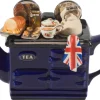 Ceramic Inspirations British Roast Dinner Large Aga Teapot - Blue