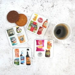 Corinne Alexander British Store Cupboard Coaster Set by