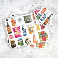 Corinne Alexander British Store Cupboard Coaster Set by