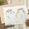 Jen Winnett Bubble and Squeak Blank Greetings Eco Card