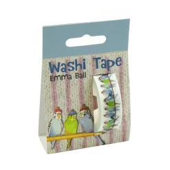 Emma Ball Budgies in Beanies 15mm Washi Tape