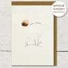 Ginger Betty Bumble Bee Happy Greeting Card