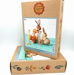 Corinne Lapierre Bunnies Wool Mix Felt Craft Kit