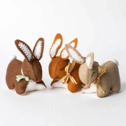 Corinne Lapierre Bunnies Wool Mix Felt Craft Kit