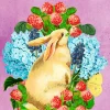 Madame Treacle Bunny & Bluebells Easter Card