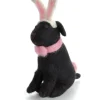 Amica Felt Bunny Earred Sitting Black Labrador Felt Decoration