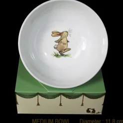 Two Bad Mice Bunny Exploring Medium Bone China Bowl
