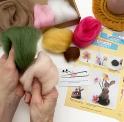Bergin & Bath Bunny Needle Felting Kit