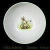 Two Bad Mice Bunny With Butterfly Medium Bone China Bowl