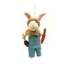 Amica Felt Bunny with Trowel & Carrot Felt Decoration