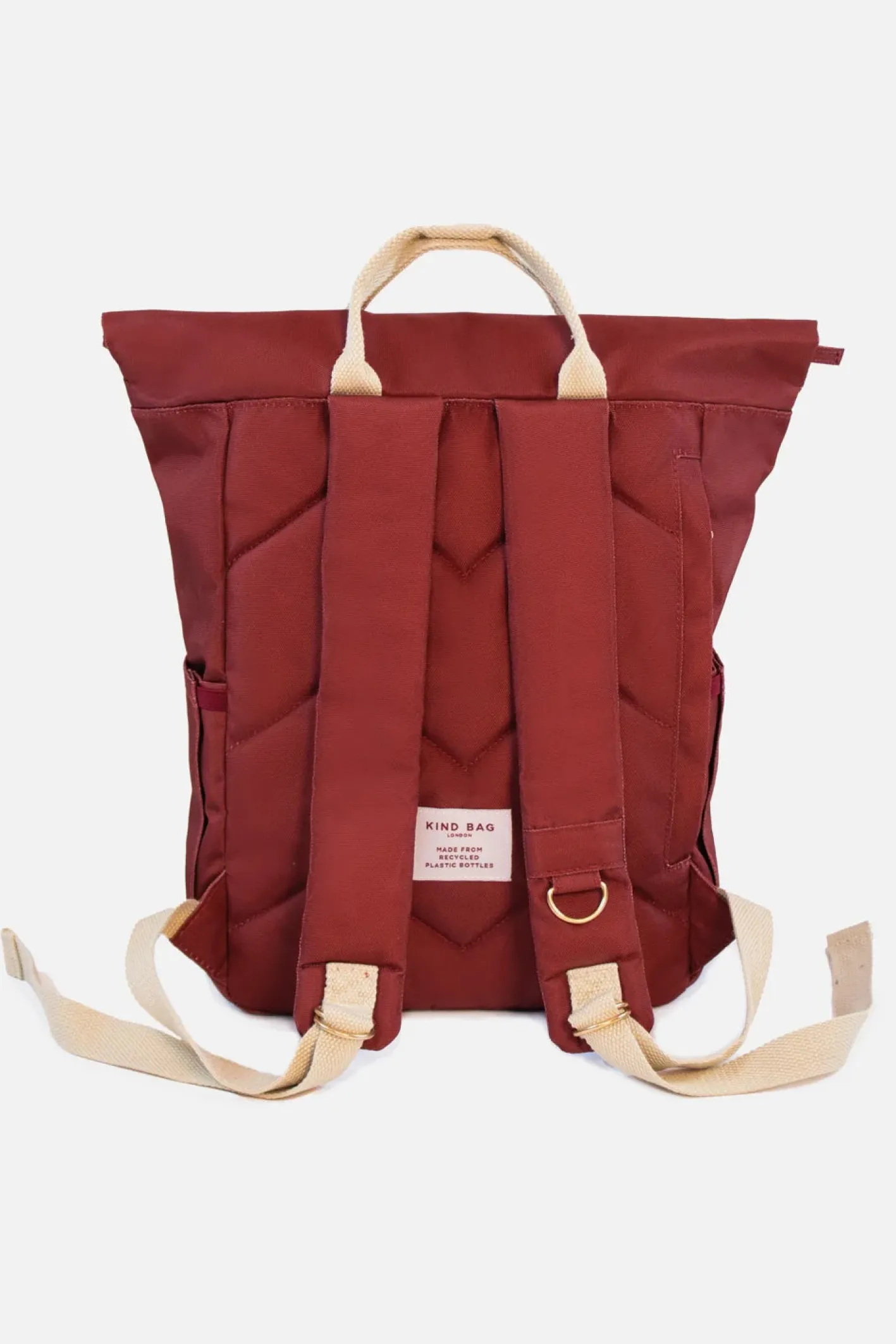 Kind Bag London Burgundy Hackney Medium Backpack