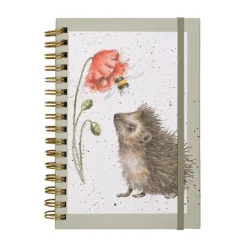 Wrendale Designs 'Busy as a Bee' Hedgehog Spiral Bound Notebook