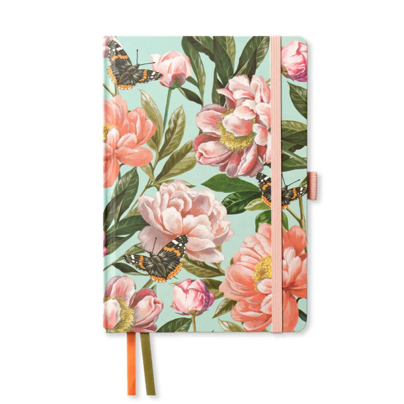 The Art File Butterflies & Flowers A5 Lined Notebook