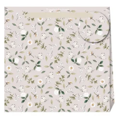 Toasted Crumpet Butterflies and Botanicals Dusty Pink Medium Gift Bag