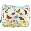 Emma Ball Butterflies Drawstring Cotton Bag