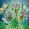Madame Treacle Butterfly Garden Birthday Greetings Card