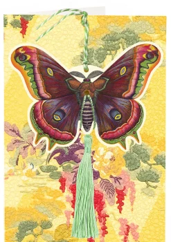 Madame Treacle Butterfly Hanging Fandangle Card with Tassel