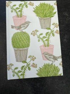 Thornback & Peel Cactus & Bird A5 Hardback Notebook