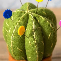Corinne Lapierre Cactus Pincushion Wool Mix Felt Craft Kit