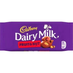 Cadbury 's Dairy Milk Fruit & Nut 110g