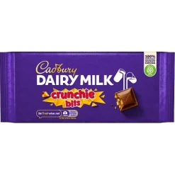 Cadbury 's Dairy Milk with Crunchie 180g
