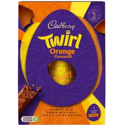 Easter Eggs Cadbury Twirl Orange Medium Easter Egg 198g