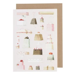Laura Stoddart Cakes Blank Greetings Card