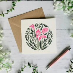 Becky Amelia Calla Lilies Greeting Card