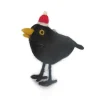 Amica Felt Calling Black Bird Felt Decoration