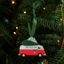 Lottie Murphy Camper Van Wooden Christmas Decoration