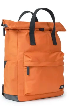 Ori London Canfield B Black Label Burnt Orange Recycled Nylon Backpack - Medium