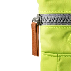 Ori London Canfield B Lime Recycled Nylon Backpack - Medium