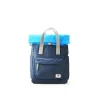 Ori London Canfield B Midnight Blue/Blue Neon Recycled Nylon Backpack - Small