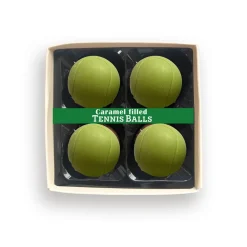 Choc on Choc Caramel Filled Chocolate Tennis Balls