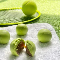 Choc on Choc Caramel Filled Chocolate Tennis Balls