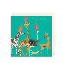 The Art File Carnival Animals Greeting Card